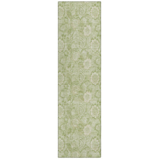 Piper Looms Chantille Floral ACN1939 Sage Machine Washable Area Rug Runner Main Image