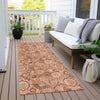 Piper Looms Chantille Floral ACN1939 Terracotta Machine Washable Area Rug Runner Outdoor Lifestyle Image Feature