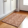 Piper Looms Chantille Floral ACN1939 Terracotta Machine Washable Area Rug Scatter Lifestyle Image Feature