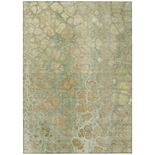 Piper Looms Chantille Abstract ACN1940 Aloe Machine Washable Area Rug main image