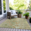 Piper Looms Chantille Abstract ACN1940 Aloe Machine Washable Area Rug Outdoor Lifestyle Image Feature