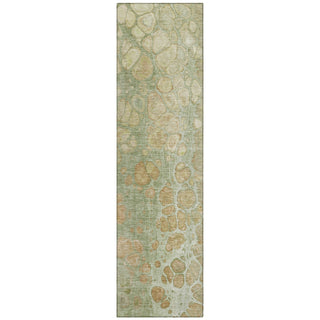 Piper Looms Chantille Abstract ACN1940 Aloe Machine Washable Area Rug Runner Main Image