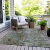 Piper Looms Chantille Abstract ACN1940 Brown Machine Washable Area Rug Outdoor Lifestyle Image Feature
