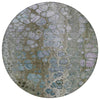 Piper Looms Chantille Abstract ACN1940 Brown Machine Washable Area Rug Round Main Image