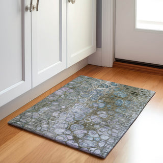 Piper Looms Chantille Abstract ACN1940 Brown Machine Washable Area Rug Scatter Lifestyle Image Feature