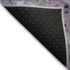 Piper Looms Chantille Abstract ACN1941 Blue Machine Washable Area Rug Backing Image