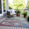 Piper Looms Chantille Abstract ACN1941 Blue Machine Washable Area Rug Outdoor Lifestyle Image Feature