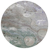 Piper Looms Chantille Abstract ACN1941 Khaki Machine Washable Area Rug Round Main Image
