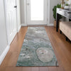 Piper Looms Chantille Abstract ACN1941 Khaki Machine Washable Area Rug Runner Lifestyle Image Feature