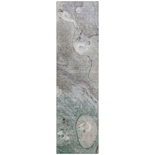 Piper Looms Chantille Abstract ACN1941 Khaki Machine Washable Area Rug Runner Main Image
