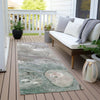 Piper Looms Chantille Abstract ACN1941 Khaki Machine Washable Area Rug Runner Outdoor Lifestyle Image Feature