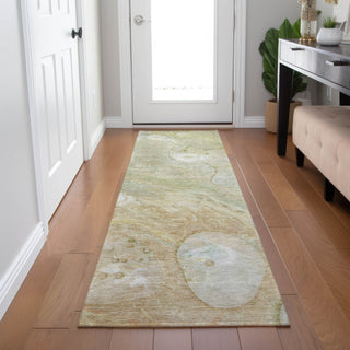 Piper Looms Chantille Abstract ACN1941 Linen Machine Washable Area Rug Runner Lifestyle Image Feature