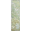 Piper Looms Chantille Abstract ACN1941 Sage Machine Washable Area Rug Runner Main Image