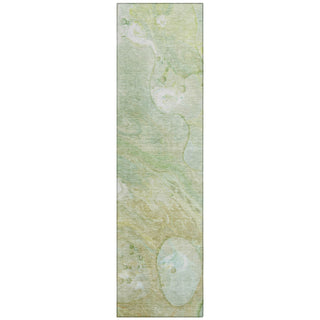 Piper Looms Chantille Abstract ACN1941 Sage Machine Washable Area Rug Runner Main Image