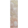 Piper Looms Chantille Abstract ACN1941 Salmon Machine Washable Area Rug Runner Main Image