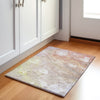 Piper Looms Chantille Abstract ACN1941 Salmon Machine Washable Area Rug Scatter Lifestyle Image Feature
