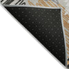 Piper Looms Chantille Geometric ACN1942 Copper Machine Washable Area Rug Backing Image