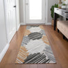 Piper Looms Chantille Geometric ACN1942 Copper Machine Washable Area Rug Runner Lifestyle Image Feature
