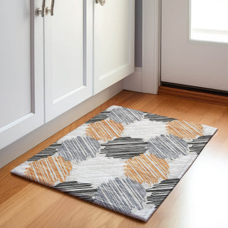 Piper Looms Chantille Geometric ACN1942 Copper Machine Washable Area Rug Scatter Lifestyle Image Feature