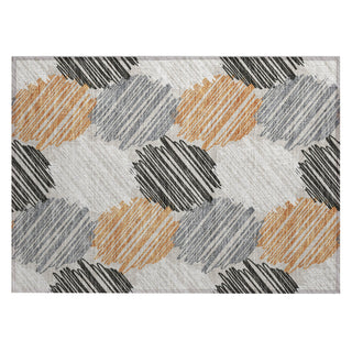 Piper Looms Chantille Geometric ACN1942 Copper Machine Washable Area Rug Scatter Main Image