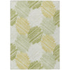 Piper Looms Chantille Geometric ACN1942 Green Machine Washable Area Rug main image