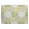 Piper Looms Chantille Geometric ACN1942 Green Machine Washable Area Rug Scatter Main Image