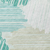 Piper Looms Chantille Geometric ACN1942 Teal Machine Washable Area Rug Swatch Image