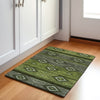 Piper Looms Chantille Tribal ACN1943 Aloe Machine Washable Area Rug Scatter Lifestyle Image Feature