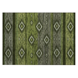 Piper Looms Chantille Tribal ACN1943 Aloe Machine Washable Area Rug Scatter Main Image