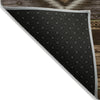 Piper Looms Chantille Tribal ACN1943 Chocolate Machine Washable Area Rug Backing Image