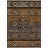 Piper Looms Chantille Tribal ACN1943 Chocolate Machine Washable Area Rug main image