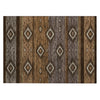 Piper Looms Chantille Tribal ACN1943 Chocolate Machine Washable Area Rug Scatter Main Image