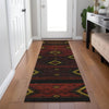 Piper Looms Chantille Tribal ACN1943 Red Machine Washable Area Rug Runner Lifestyle Image Feature