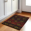 Piper Looms Chantille Tribal ACN1943 Red Machine Washable Area Rug Scatter Lifestyle Image Feature