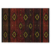 Piper Looms Chantille Tribal ACN1943 Red Machine Washable Area Rug Scatter Main Image