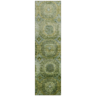 Piper Looms Chantille Panels ACN1944 Aloe Machine Washable Area Rug Runner Main Image