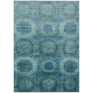 Piper Looms Chantille Panels ACN1944 Blue Machine Washable Area Rug main image