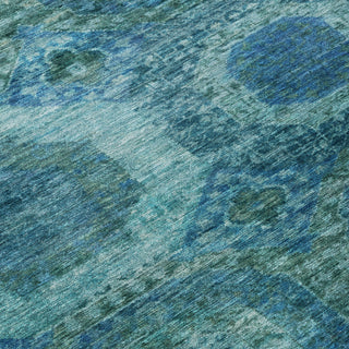 Piper Looms Chantille Panels ACN1944 Blue Machine Washable Area Rug Swatch Image