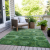 Piper Looms Chantille Panels ACN1944 Emerald Machine Washable Area Rug Outdoor Lifestyle Image Feature