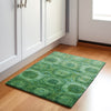 Piper Looms Chantille Panels ACN1944 Emerald Machine Washable Area Rug Scatter Lifestyle Image Feature