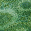 Piper Looms Chantille Panels ACN1944 Emerald Machine Washable Area Rug Swatch Image