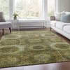 Piper Looms Chantille Panels ACN1944 Gold Machine Washable Area Rug Lifestyle Image Feature