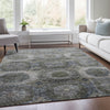 Piper Looms Chantille Panels ACN1944 Mocha Machine Washable Area Rug Lifestyle Image Feature