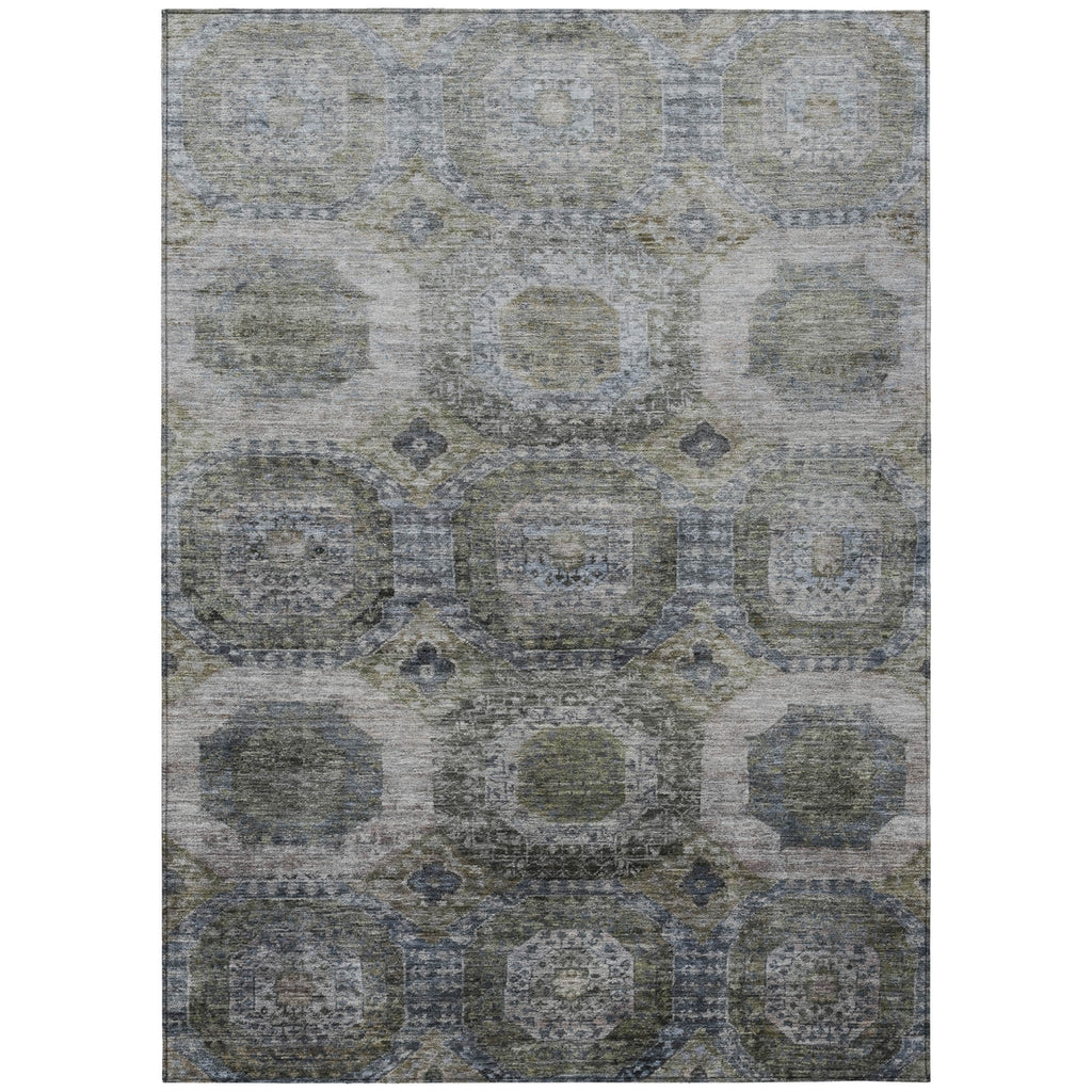 Piper Looms Chantille Panels ACN1944 Mocha Machine Washable Area Rug main image