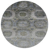 Piper Looms Chantille Panels ACN1944 Mocha Machine Washable Area Rug Round Main Image