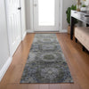 Piper Looms Chantille Panels ACN1944 Mocha Machine Washable Area Rug Runner Lifestyle Image Feature