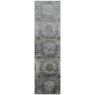Piper Looms Chantille Panels ACN1944 Mocha Machine Washable Area Rug Runner Main Image