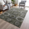 Piper Looms Chantille Panels ACN1944 Pewter Machine Washable Area Rug Lifestyle Image Feature