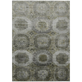 Piper Looms Chantille Panels ACN1944 Pewter Machine Washable Area Rug main image