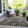 Piper Looms Chantille Panels ACN1944 Pewter Machine Washable Area Rug Outdoor Lifestyle Image Feature